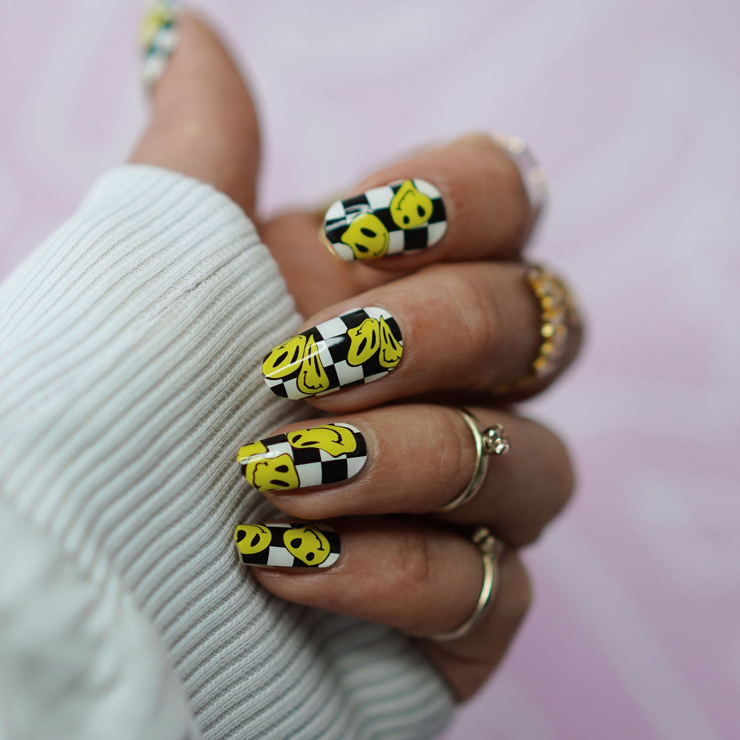 semi-cured gel nail stickers