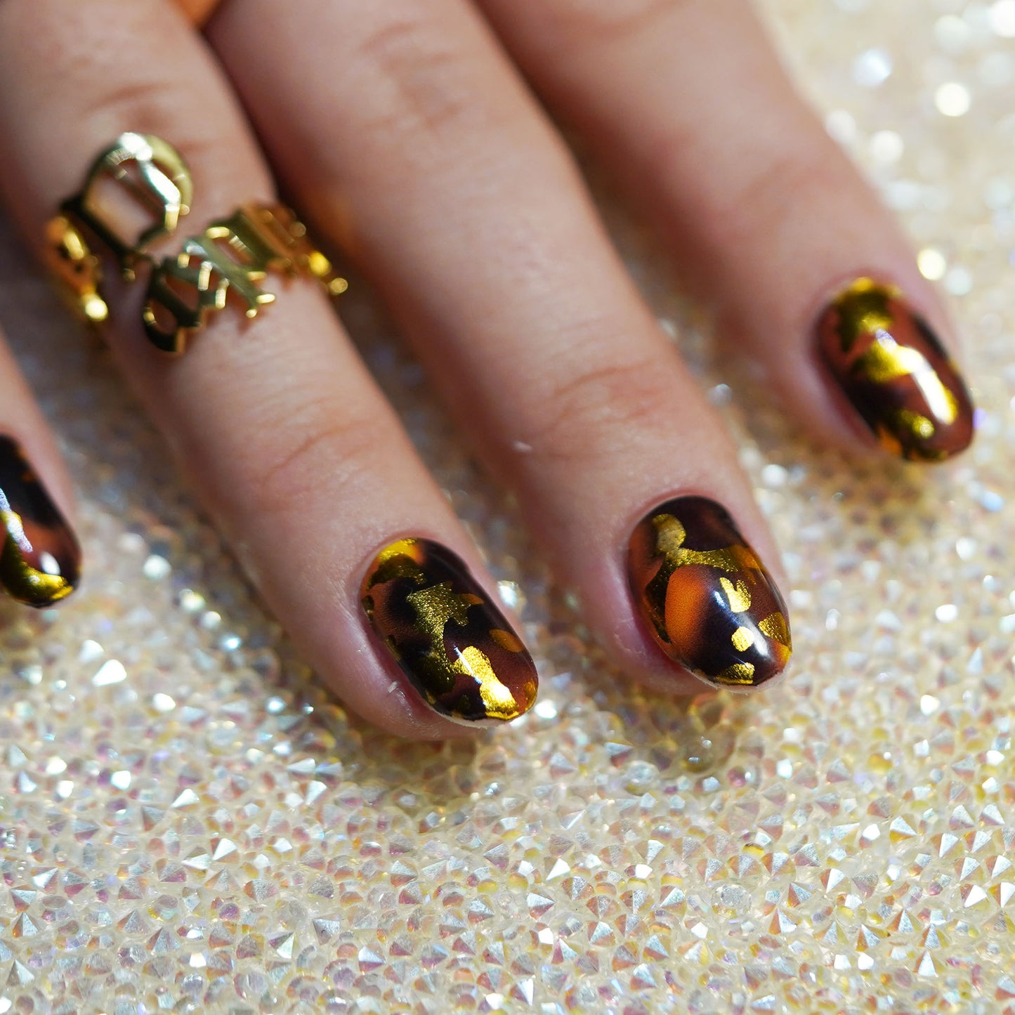 semi-cured gel nail stickers