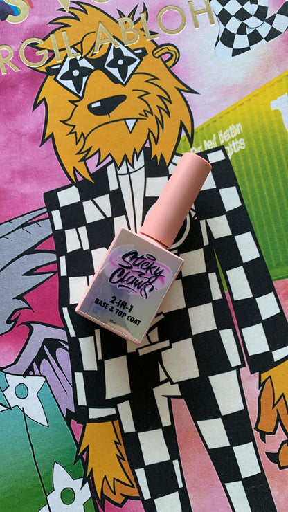 RESTOCK: 2-IN-1 BASE & TOP COAT - Sticky Claws